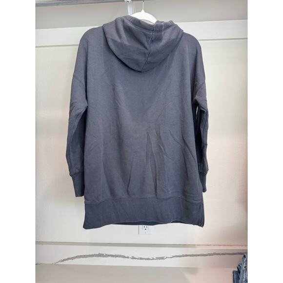 Aerie Oversized Hoodie Side Zipper Navy Size Small Women's - Picture 4 of 7